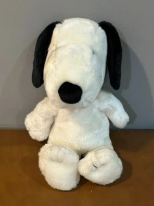 Kohls Cares per Bambini Peluche Bianco Snoopy Arachidi Peluche 13" Cane Orecchio Nero - Foto 1 di 9