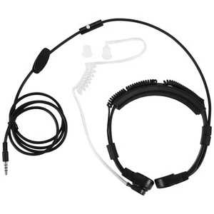 Wtyczka 3,5 mm - Słuchawki z mikrofonem gardła Ukryte Regulowane Covert Air7307 - Zdjęcie 1 z 7