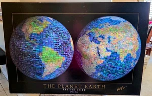 Robert Silvers Tech Based Photomosaic Art 1st Ed "The Planet Earth - signed, datiert" - Bild 1 von 14