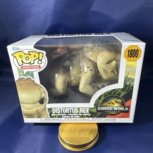 Funko POP! Movies Jurassic World Rebirth Distortus Rex Figura #1800 con protettore - Foto 1 di 2
