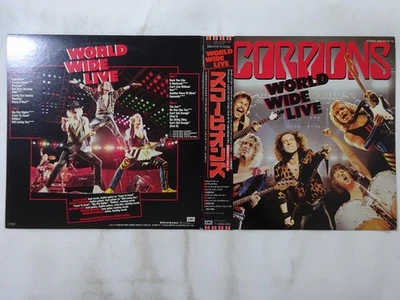 Scorpions World Wide Live EMI EMS-67178・79 Japan  VINYL LP OBI - Image 1 of 3
