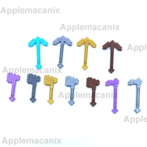 NEU Authentisch LEGO Minecraft Spitzhacke Axt Hacke Werkzeuge Utensilien Verzaubertes Holz Eisen - Bild 1 von 1