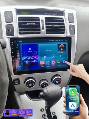 10'' FOR HYUNDAI TUCSON 2005-2010 CAR STEREO GPS APPLE CARPLAY HEAD UNIT 4+64GB - image 1 of 4