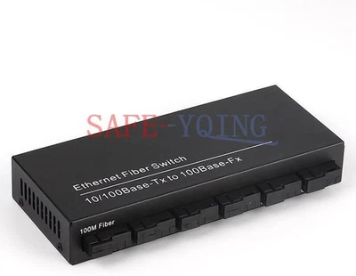 20KM Ethernet Fiber Optical Media Converter SM Fast Ethernet switch Converter - Image 1 of 4