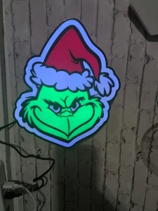 El Grinch Ilumina Luz LED Navidad Decoración - Imagen 1 de 3