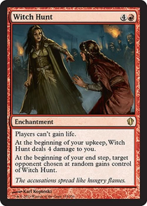Witch Hunt - Light Play MTG Commander 2013 Edition - Image 1 of 1