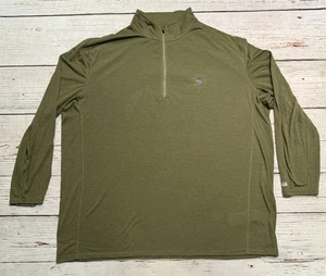 Carhartt Force Relaxed Fit 1/4 Zip Pullover Green Long Sleeve Men’s Sz 3XL - Picture 1 of 10