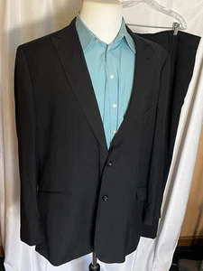 MARC ECKO Tuta Uomo Taglio e Cucito 2 Pezzi Nero/Grigio Gessato Rayon/Poly BL Tg 50R - Foto 1 di 17