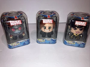 LOTE DE 3 Mighty Muggs Marvel STAR-LORD BLACK WIDOW MARVELS WASP NUEVO SELLADO - Imagen 1 de 5