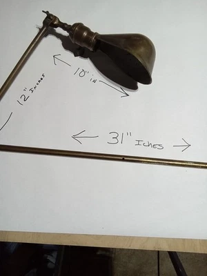  Abajur de bronze 1900's Shade original Faries parte Oc extensão branca - Imagem 1 de 4