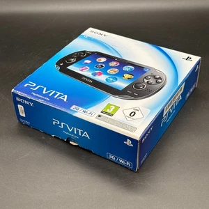 PS Vita Konsole PCH-1104 Schwarz OVP WiFi 3G - Bild 1 von 5