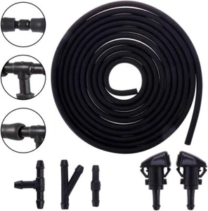 WXLAA Tubo di Tergicristalli per Parabrezza Anteriore Lavavetri Auto con Ugello - Foto 1 di 12