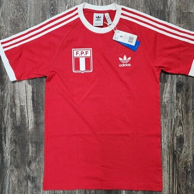 Camiseta de Fútbol 1978 Adidas Originales Perú Teófilo Cubillas Hombres S Mundial Alianza Foto 1 de 4
