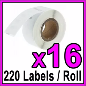16x Compatible Dymo Seiko 99017 Label 12mm x 50mm S0722460 LabelWriter 450 Turbo - Picture 1 of 2