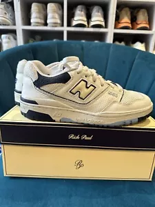 Size 8 - New Balance Rich Paul x 550 White Navy - Picture 1 of 7
