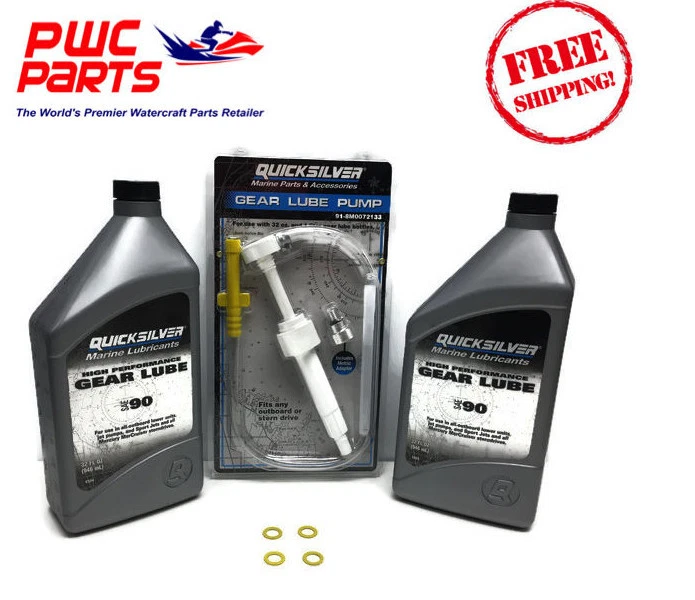 MERCURY TWIN Outboard Lower Unit Gear Lube Change Kit 858064Q01 8M0072133 830749 - Image 1 of 1