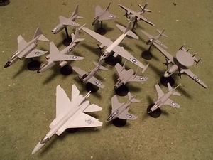 US Navy Aircraft Collection (13) Built and Painted Models, 1/144 Scale  - Picture 1 of 3