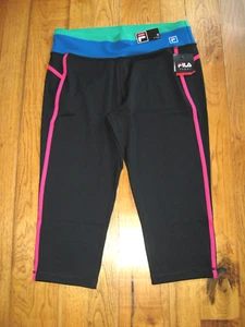 Fila Women's Fitness / Yoga Capri Pants ~ Sz. XL~ NWT - Picture 1 of 5