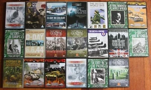 WAR DVD MEGA collection 20 x DVD  job lot BUNDLE joblot WW2 WWII - Picture 1 of 1