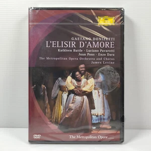L'ELISIR D'AMORE Donizetti Metropolitan Opera DVD Pavarotti All Regions New - Picture 1 of 2