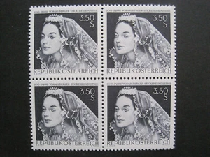 Austria MiNr. 1261 Block of Four Mint Stamps (GB 1798) - Picture 1 of 1