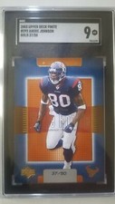 Andre Johnson 2003 Upper Deck Finite Rookie RC #292 GOLD /50 SGC 9