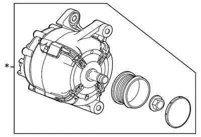 Alternador ACDelco GM Equipo Original 13588290 se adapta a Chevrolet Cruze 12-15 Foto 1 de 2