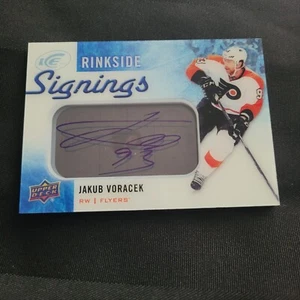 2015-16 Upper Deck Jakub Voracek Ice Rinkside Signings - Picture 1 of 7