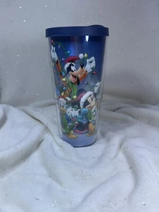 Rare Disney Christmas Lights Tervis Tumbler 24oz With Lid Collectible - Picture 1 of 11