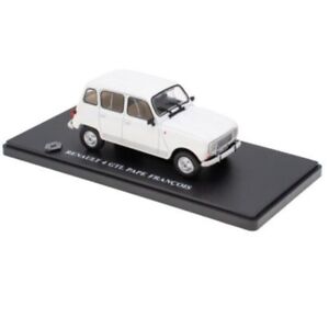 Renault 4 GTL Pope Francisco Papamobil 1:43 Hachette Collection Diecast