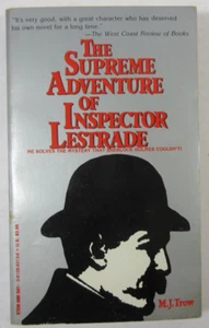 "The Supreme Adventure of Inspector Lestrade" M.J. Trow 1987 Paperback - Picture 1 of 5