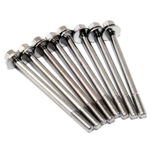 SBC Chevy Chrome Centerbolt Valve Cover Bolts Tall Factory Style Covers 5.0 5.7 - Bild 1 von 1