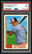 1982 Topps Traded #98T Cal Ripken Jr. Rc Rookie PSA 9