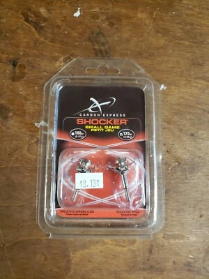 Nuevo paquete de 2 cabezales anchos de grano Carbon Express Shocker 125 Foto 1 de 2