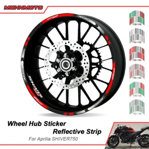 For Aprilia Shiver 750 Motorcycle Wheel Rim Reflective Protector Decal Sticker - Picture 1 of 18