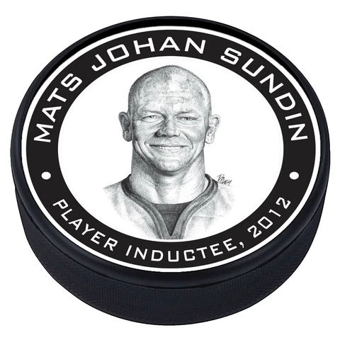 Mats Sundin Toronto Maple Leafs 2012 Hall of Fame Induction 3D Textured Puck Cover