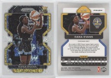 2022 Panini Prizm WNBA White Sparkle Prizm Dana Evans #149 Rookie RC