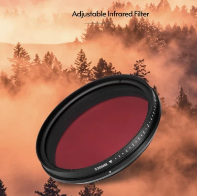 Adjustable Infrared Filter IR Pass X-Ray Lens Filter Variable from 530nm-750nm - Image 1 of 4