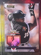 1995 National Packtime #1 Frank Thomas Chicago White Sox HOF