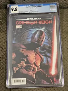 STAR WARS CRIMSON REIGN #4 2022 GIANGIORDANO WARRIORS OF DAWN VARIANT CGC 9.8 - Imagen 1 de 3