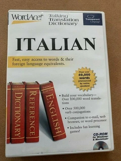 Transparent Language Italian WordAce! - Image 1 of 2