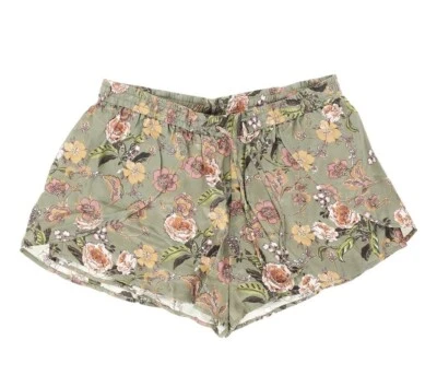 ПУСТОЙ NYC женщин цветочный зеленый шнурок шорты Sz маленький - Изображение 1 из 2