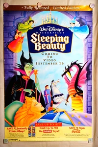 Locandina film 40x27 Walt Disney La bella addormentata in arrivo 1997 - Foto 1 di 8
