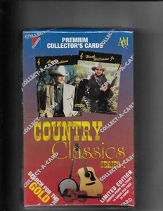 1992 Country classics series one Sealed Box 36 Trading Cards Packs Look For Gold