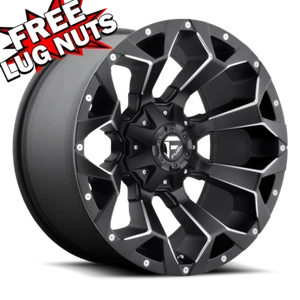 22 inch 22x9.5 FUEL D546 ASSAULT BLACK wheel rim 6x135 +20 - Picture 1 of 1