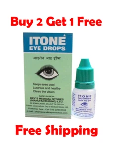 Itone Herbal Eye Drop - Keeps Eyes Cool, Lustrous and Healthy- (10ml, Pack of-1) - Picture 1 of 9