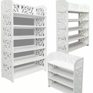 5/6 Tier Home Storage Organizer Cabinet Shelf Space Saving Hallway Shoe Rack USA - Picture 1 of 16