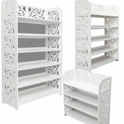 4/5/6 Tier Home Storage Organizer Cabinet Shelf Space Saving Hallway Shoe Rack - Image 1 of 2