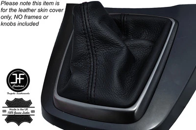BOTA DE CAMBIO MANUAL DE CUERO PUNTADA NEGRA PARA HYUNDAI COUPE GENESIS 2013-2016 Foto 1 de 3