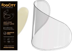 FOGCITY Anti-Fog Visor Insert – Universal Fit for Motorcycle Helmets - Picture 1 of 4
